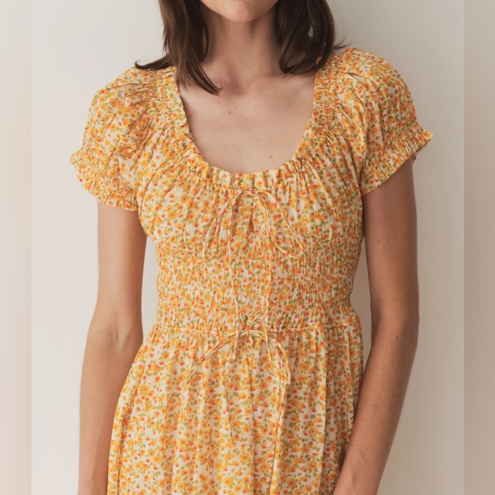 Doen Ashlynn Midi Dress Clementine Daisy Fields - Picture 2 of 9